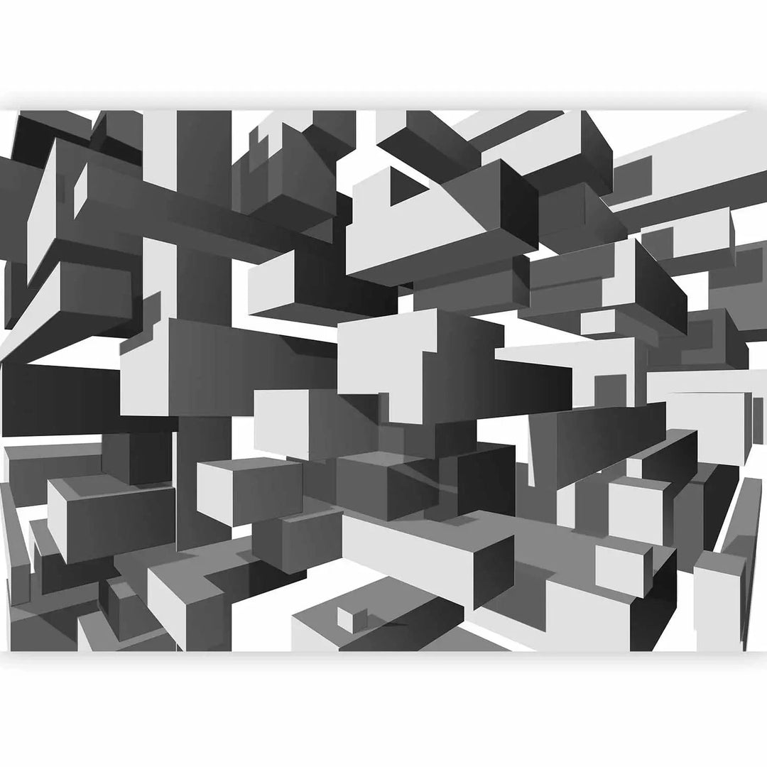 3D fototapetes - Pelēka abstrakcija, 96716 Tapetenshop.lv