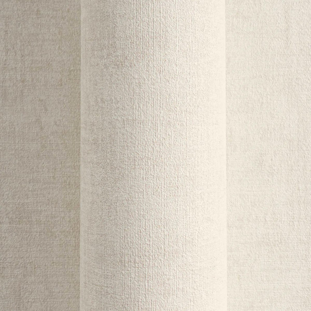 Tavaline mittekootud tapeet loodusliku linasest tekstuuriga | kreemikas - 3007652