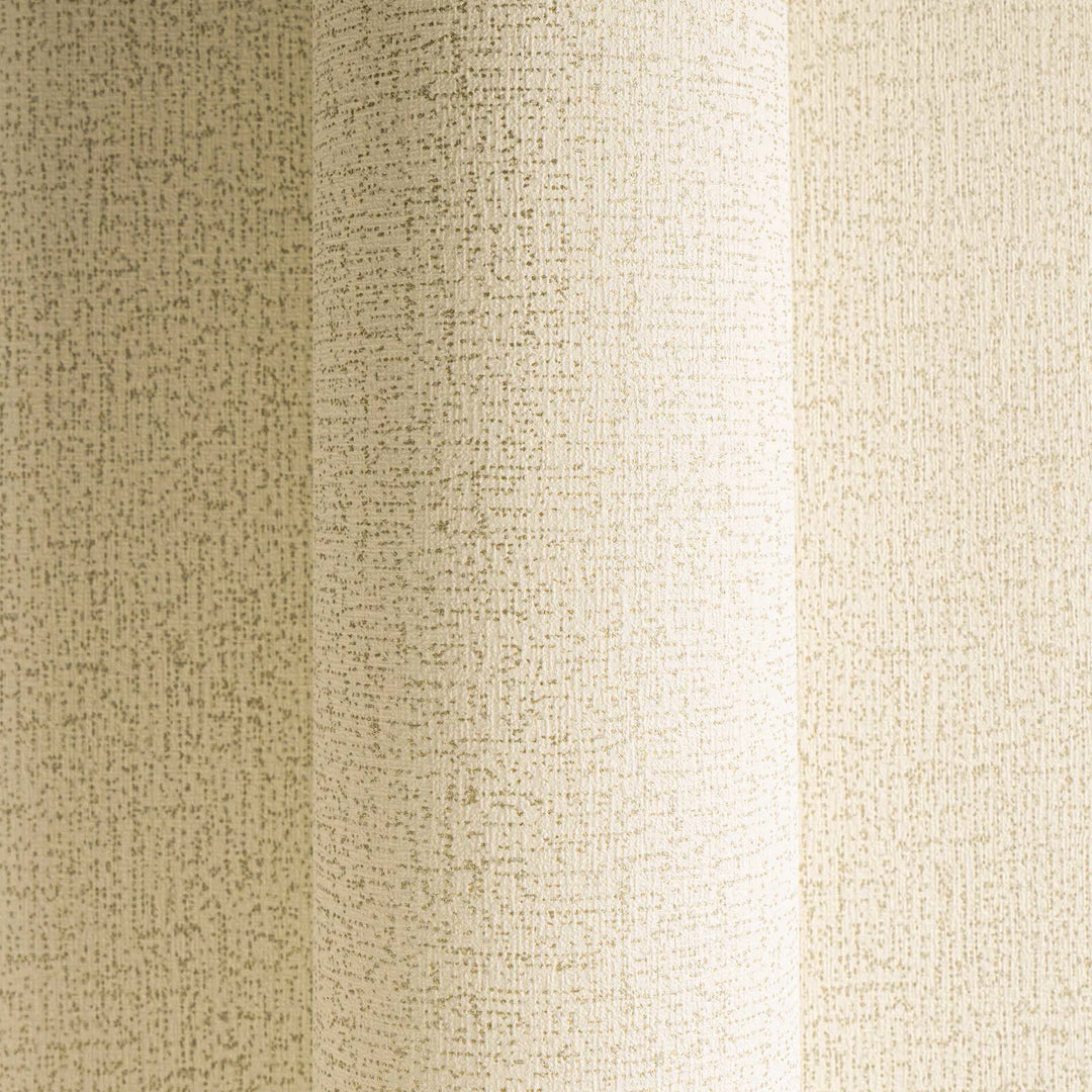 Kuitukangas Yksivärinen tapetti, hieno kiiltävä rakenne | kerma, kulta - 3010173