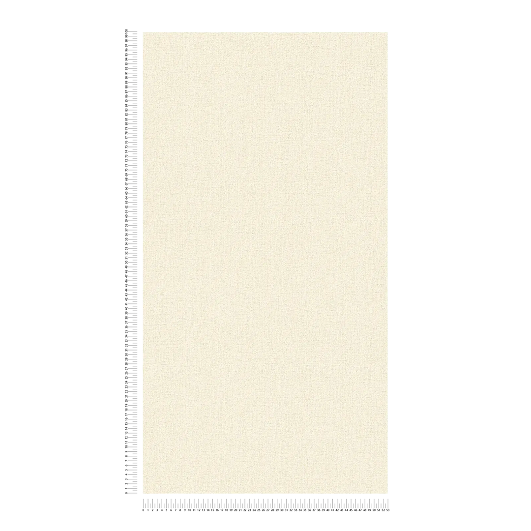 Kuitukangas Yksivärinen tapetti, hieno kiiltävä rakenne | kerma, kulta - 3010173