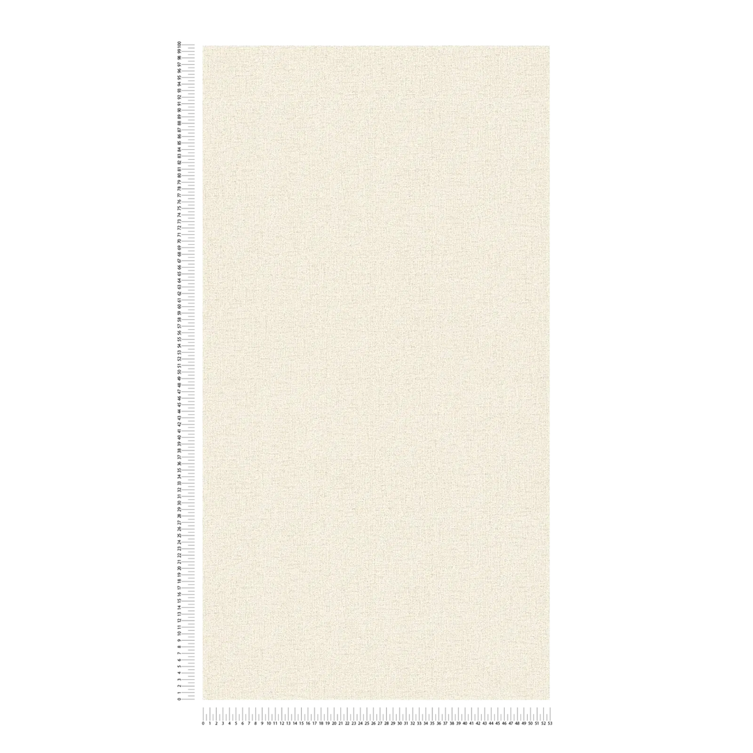 Kuitukangastapetti pehmeällä pintarakenteella | lämmin valkoinen, kerma, kulta - 3010174