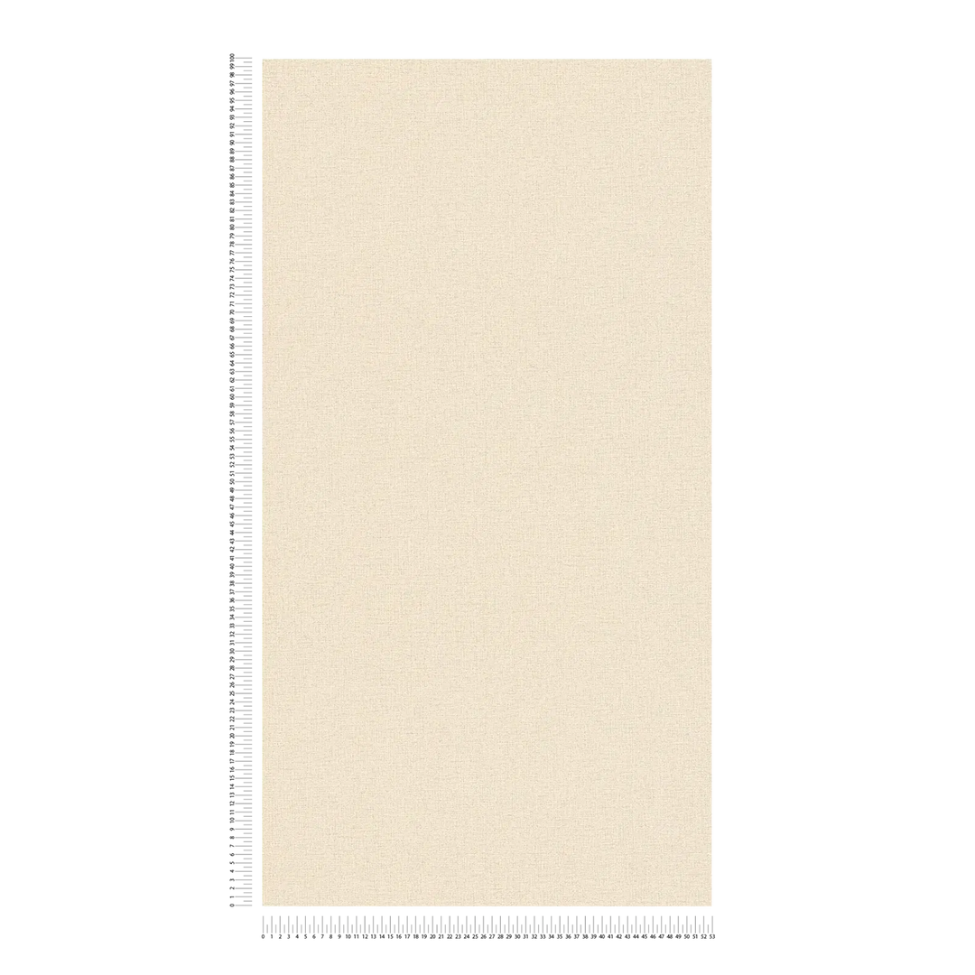 Stylish non-woven wallpaper with light texture | beige, gold - 3010175