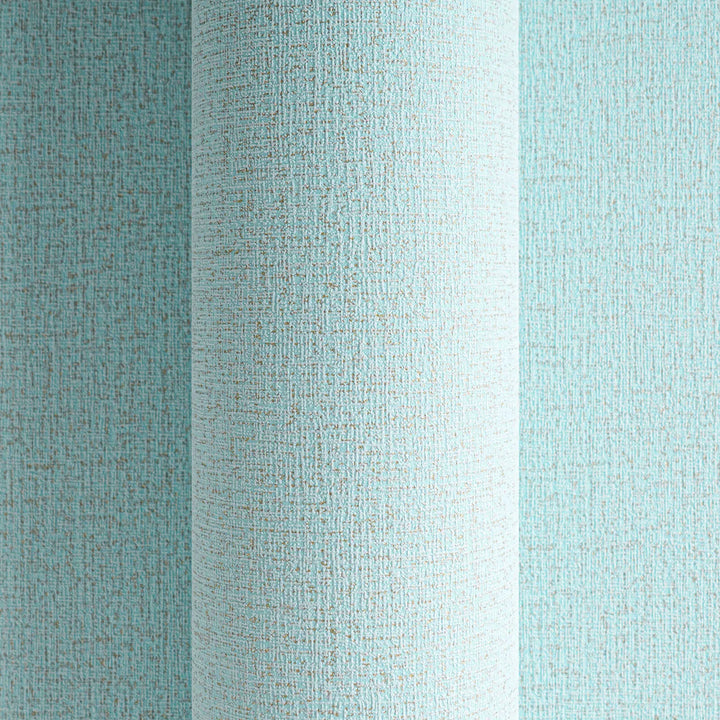 Korkealaatuinen kuitukangastapetti, jossa on kevyt, kiiltävä tekstiilirakenne | sininen, kulta - 3010176