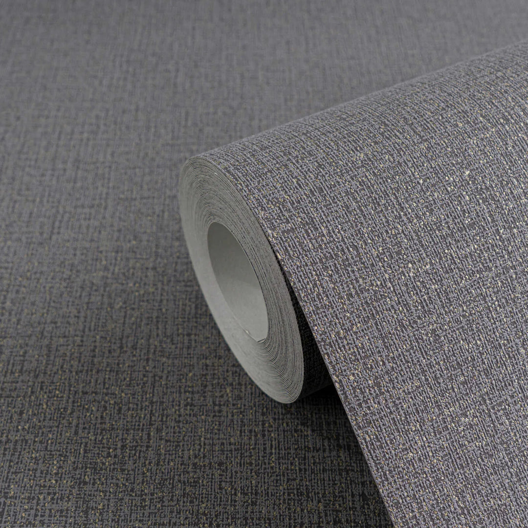 Laadukas Yksivärinen tapetti, hieno, hieman kiiltävä rakenne | harmaa, kultainen - 3010200