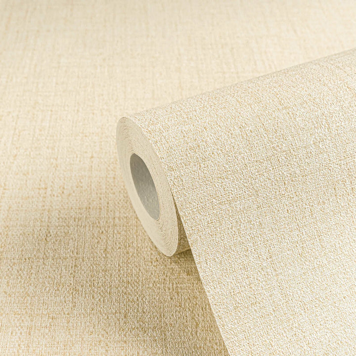 Stylish one-piece wallpaper with delicate, shimmering embossed fabric | white - 3010205