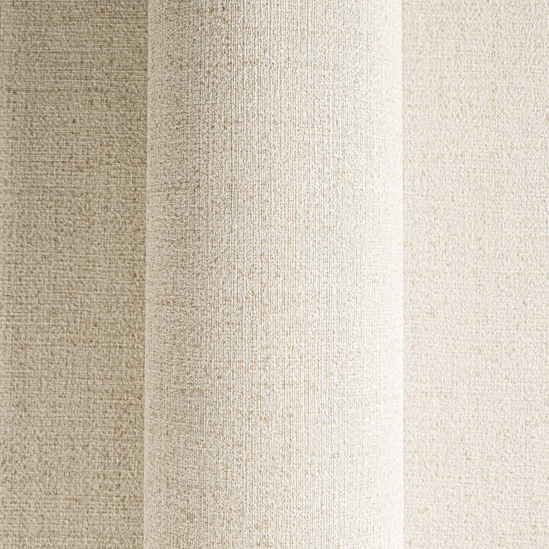 Švelnus Vienspalviai tapetai šilto kreminio atspalvio, elegantiškas, blizgantis tekstilės paviršius - 3010207