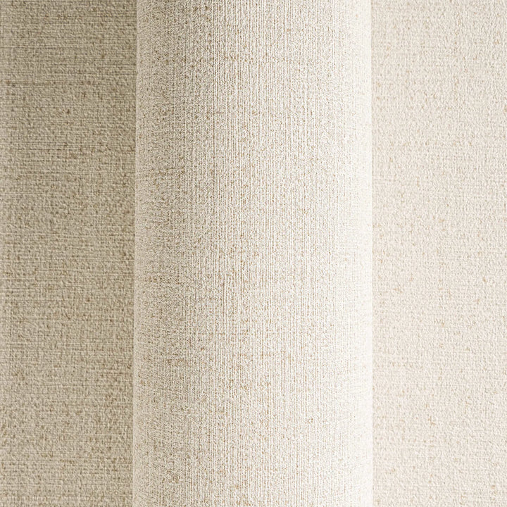 Švelnus Vienspalviai tapetai šilto kreminio atspalvio, elegantiškas, blizgantis tekstilės paviršius - 3010207