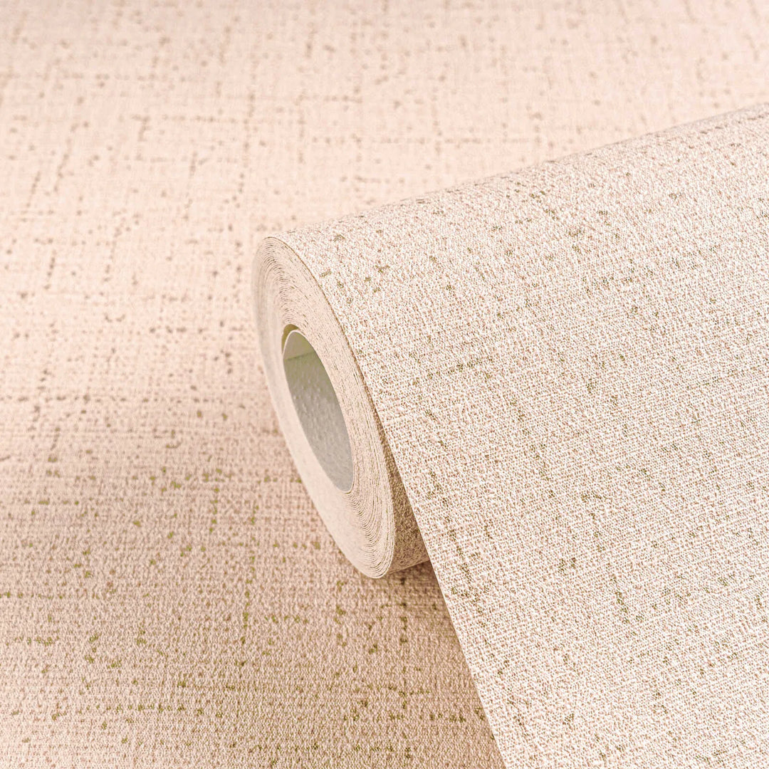 Elegantas neaustas tapetes ar smalku, spīdīgu tekstila faktūru – rozā krāsā - 3010212