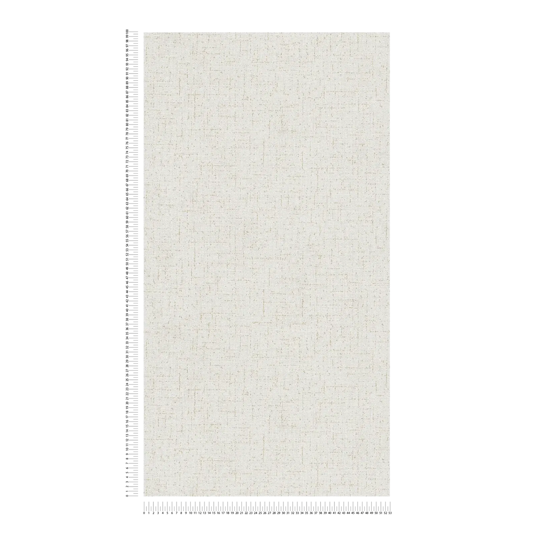 Kuitukangastapetti, jossa on tyylikäs hohtava rakenne lämpimissä vaaleissa sävyissä - 3010214