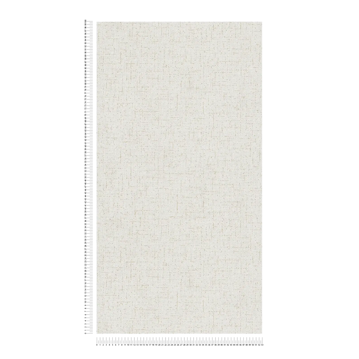 Kuitukangastapetti, jossa on tyylikäs hohtava rakenne lämpimissä vaaleissa sävyissä - 3010214