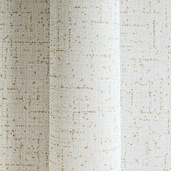 Kuitukangastapetti, jossa on tyylikäs hohtava rakenne lämpimissä vaaleissa sävyissä - 3010214