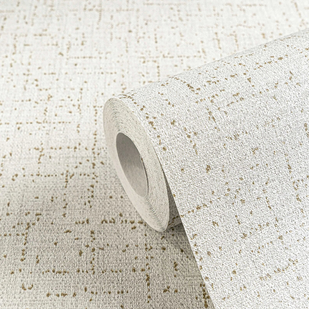 Kuitukangastapetti, jossa on tyylikäs hohtava rakenne lämpimissä vaaleissa sävyissä - 3010214