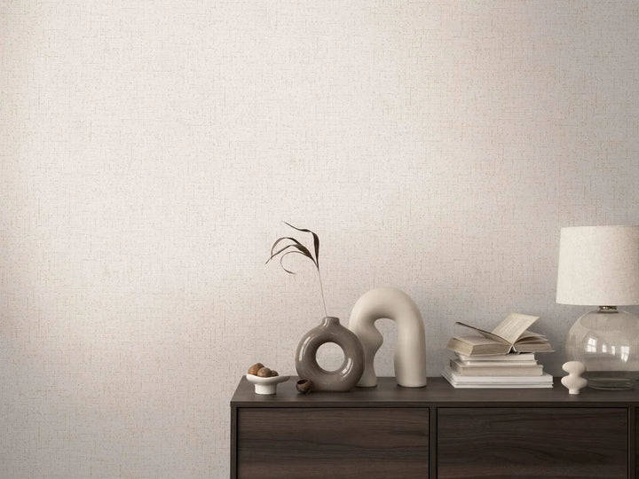 Elegantne, beeži toonides helendava tekstuuriga mittekootud tapeet - 3010215