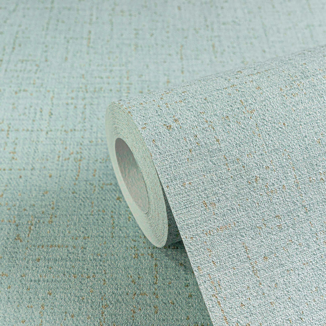 Korkealaatuinen kuitukangastapetti, jossa on silkkinen, hohtava rakenne | sininen - 3010220