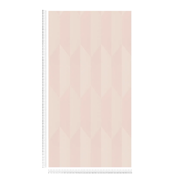 Neaustiniai tapetai su moderniu, blizgiu rombo raštu - rožiniai - 3010516