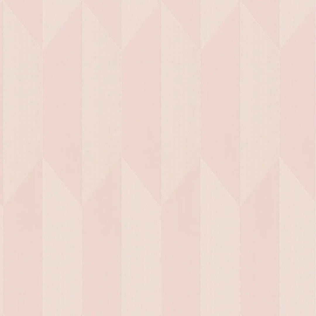 Neaustiniai tapetai su moderniu, blizgiu rombo raštu - rožiniai - 3010516