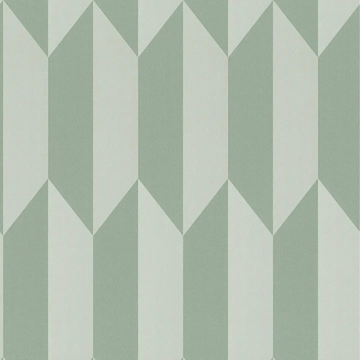 Kuitukangastapetti, jossa on hohtava timanttikuvio ja tyylikäs syvyysvaikutelma | vihreä - 3010520
