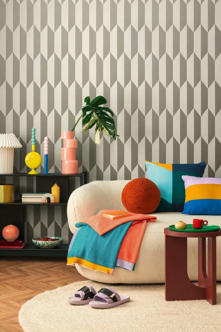 Taustakuva, jossa on hohtava geometrinen kuvio | kulta - 3010521