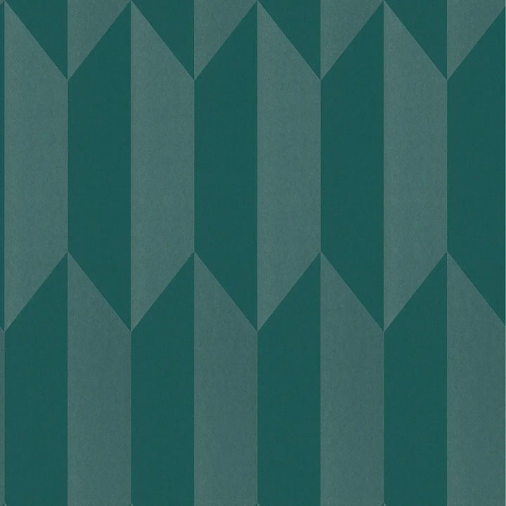 Neaustas tapetes ar spīdīgu ģeometrisku dizainu un gludu virsmu | zila - 3010523