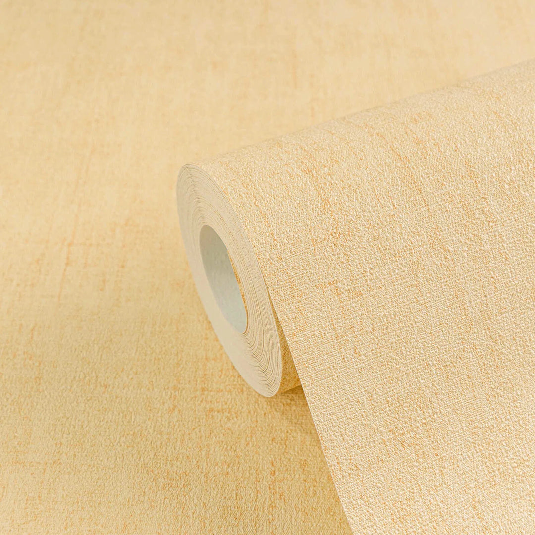 Kuitukangastapetti, jossa on luonnollinen tekstiilirakenne | keltainen - 3011067