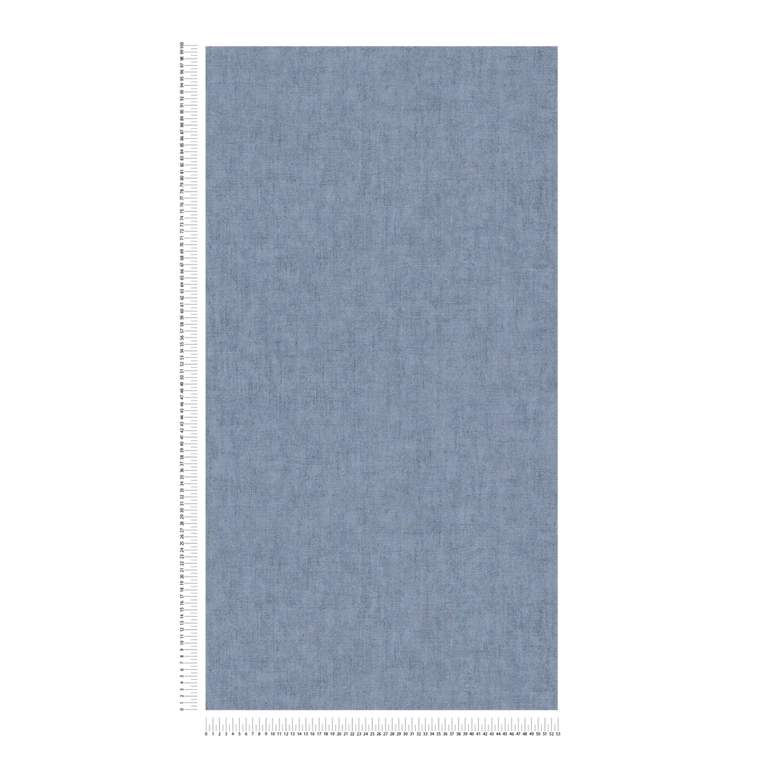 Обои на нетканой основе с фактурой натурального текстиля | темно-синие - 3011076