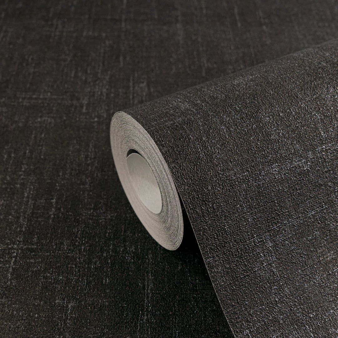 Peene linase väljanägemisega mittekootud tapeet | must - 3011101