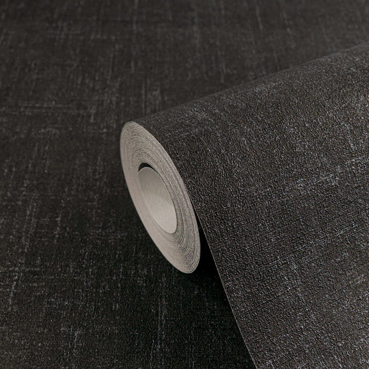 Peene linase väljanägemisega mittekootud tapeet | must - 3011101