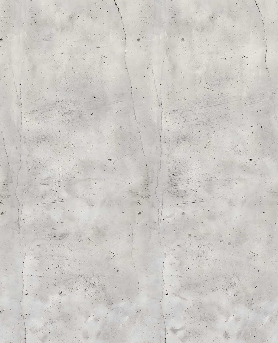 Декоративные обои с реалистичным видом бетона в сером цвете - 3012000