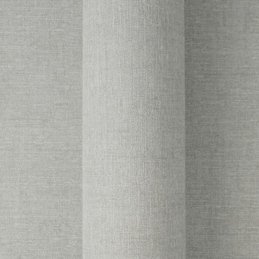 Plain non-woven wallpaper with a light texture and elegant sheen | gray - 3012156
