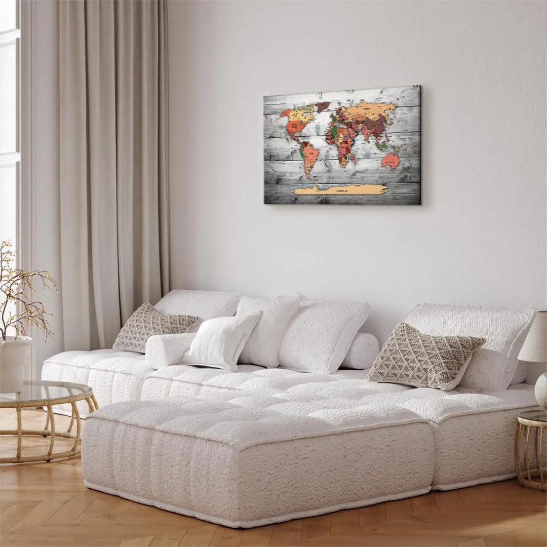 Canva World Map: New Directions, 90260