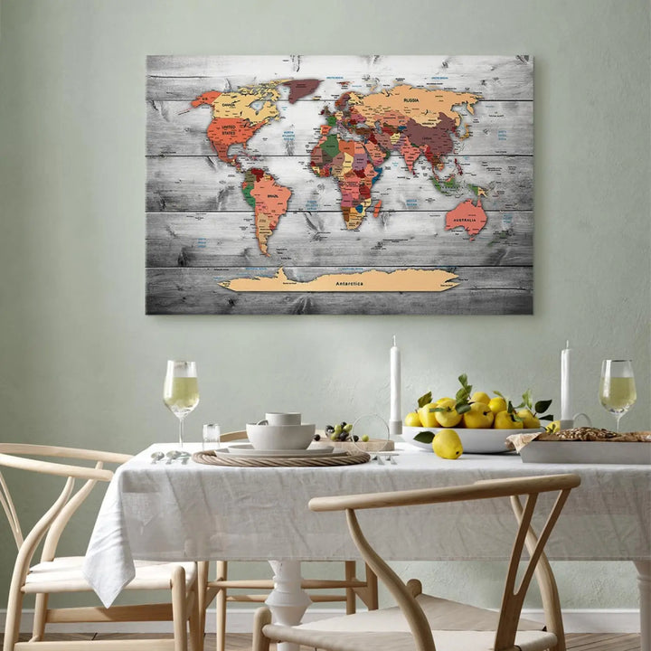 Canva World Map: New Directions, 90260