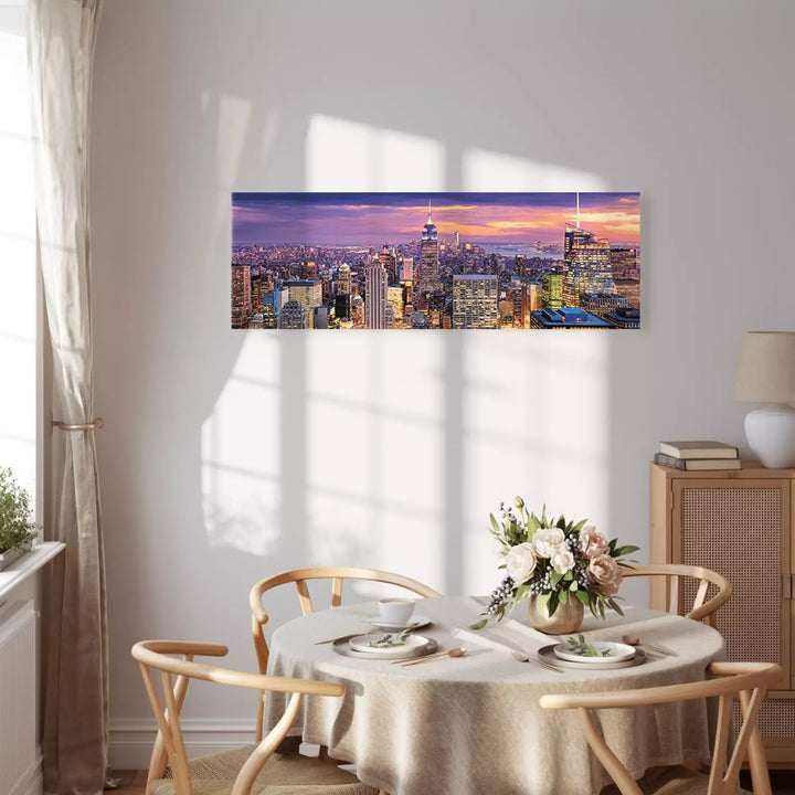 Canvas-taulut New York yöllä - Kaupungin herääminen, 91064