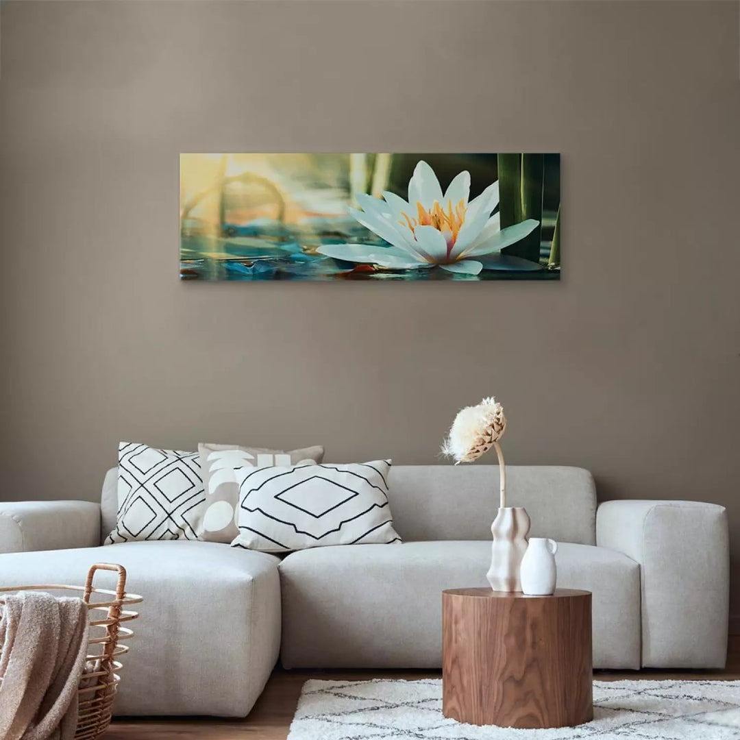 Kanva ar lotosu uz ūdens - Lotosa ezers, (x1) 93082