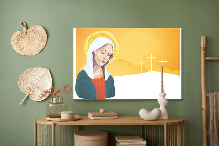 Canva - Portrait of the Blessed Virgin Mary, N-2478