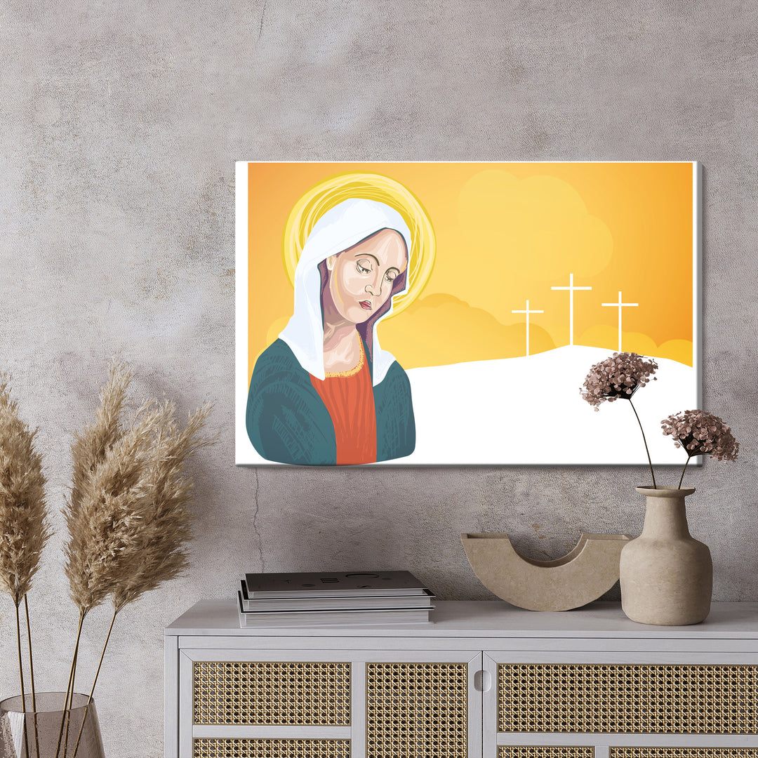 Canva - Portrait of the Blessed Virgin Mary, N-2478