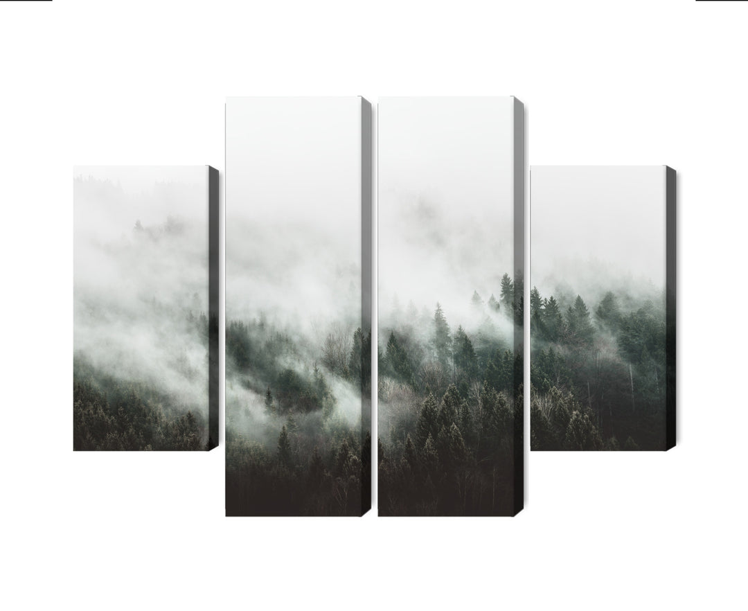 Canva - Misty forest landscape, N-1896