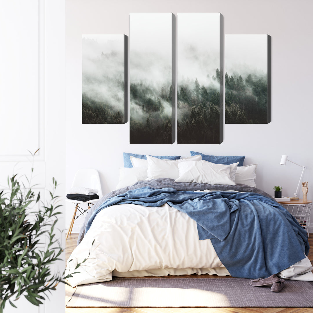 Canva - Misty forest landscape, N-1896