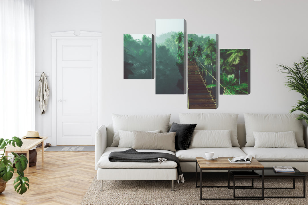 Kanva - Tropu meža virvju tilts, N-2002