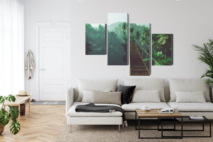 Kanva - Tropu meža virvju tilts, N-2002