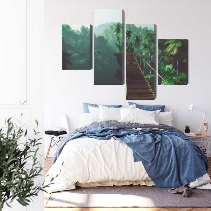 Kanva - Tropu meža virvju tilts, N-2002