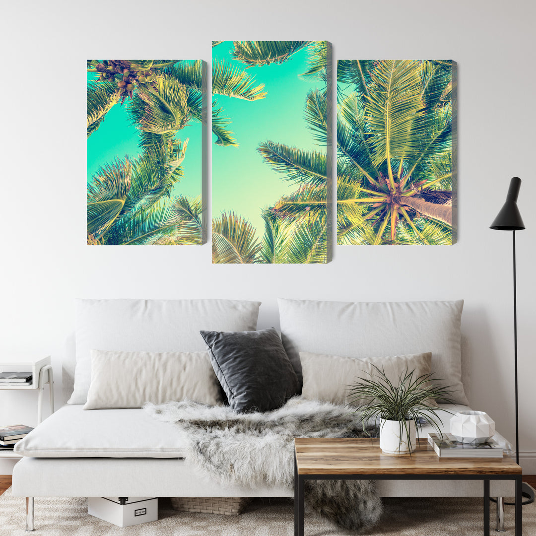 Canvas-taulut - Alakuva palmupuista, N-2015, -