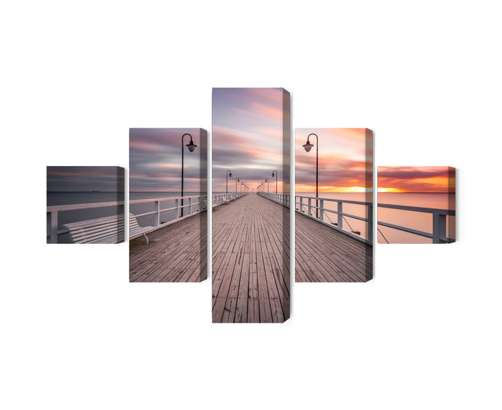 Paveikslai ant drobės - Prieplauka Gdynėje, Orlovo mieste, N-2284