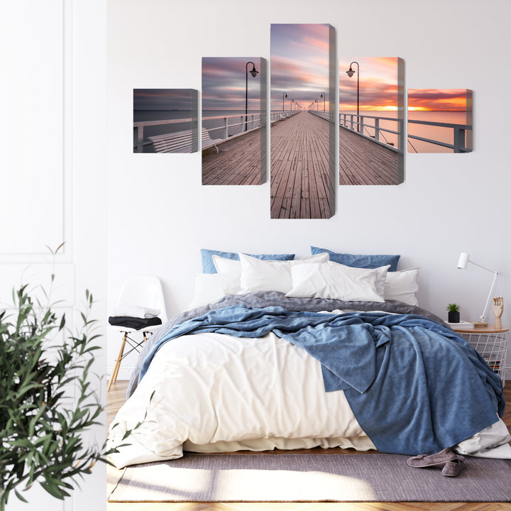 Paveikslai ant drobės - Prieplauka Gdynėje, Orlovo mieste, N-2284