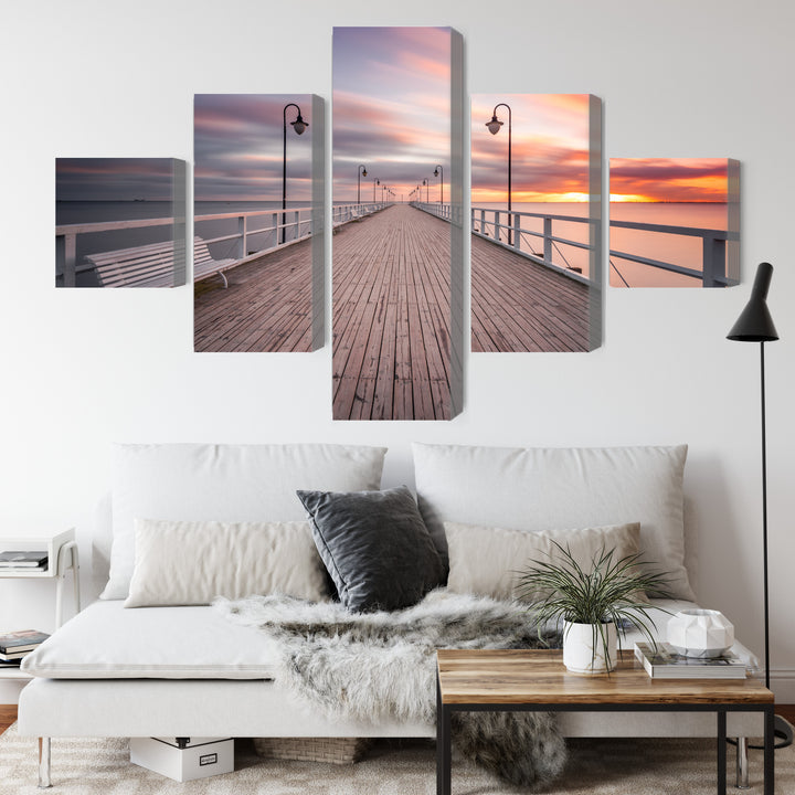 Paveikslai ant drobės - Prieplauka Gdynėje, Orlovo mieste, N-2284