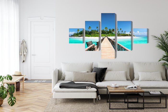 Paveikslai ant drobės - Prieplauka Maldyvuose, N-2524