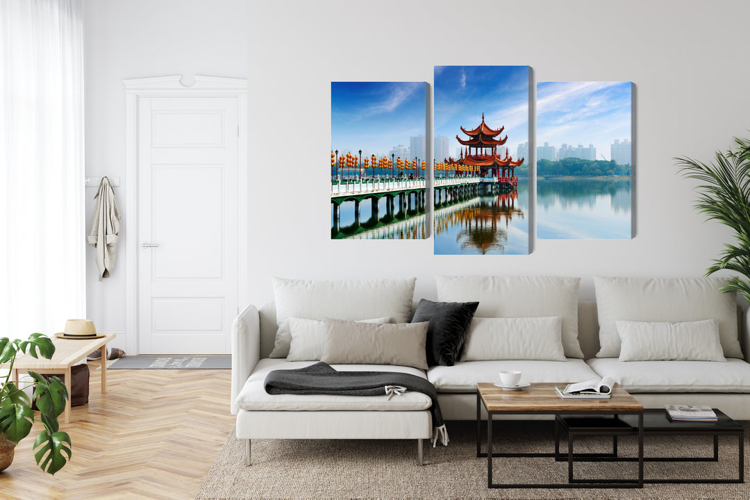 Canvas-taulut - Kaohsiungin kuuluisa turistinähtävyys, N-2870, -