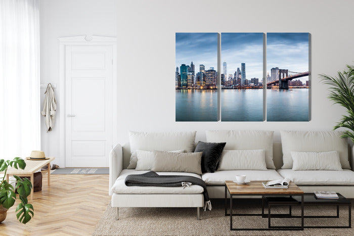 Канва - Панорамный вид Нью-Йорка, N-2879