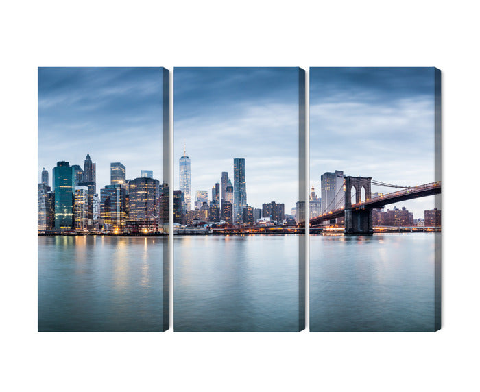 Канва - Панорамный вид Нью-Йорка, N-2879