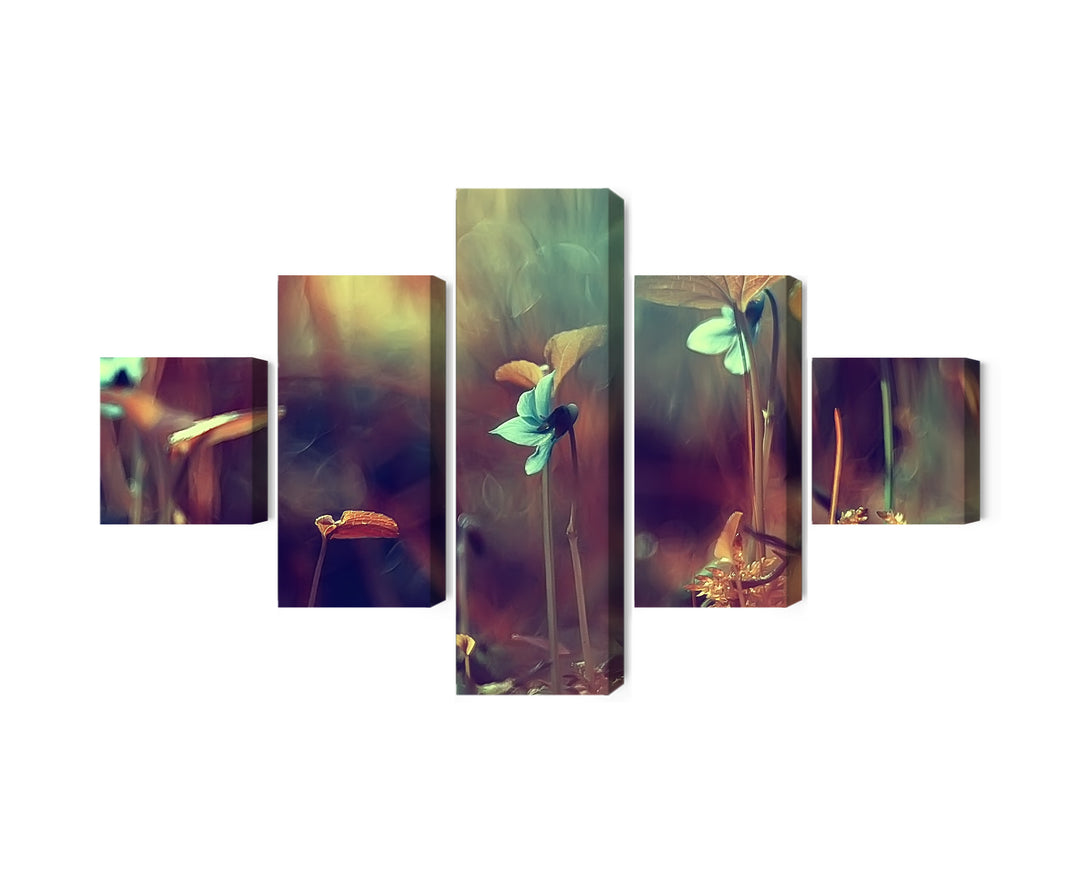 Paveikslai ant drobės - Puikūs augalai makro masteliu, N-3657