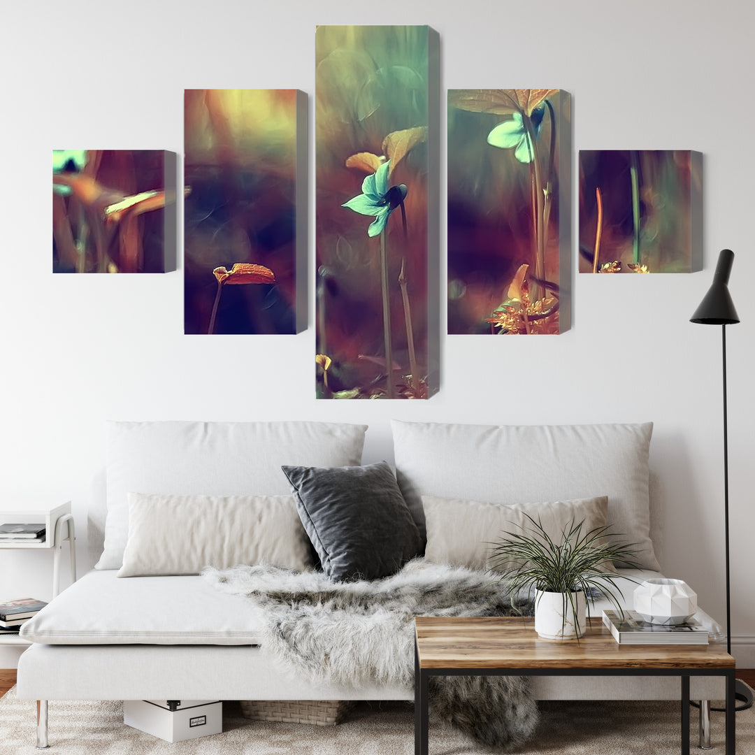 Paveikslai ant drobės - Puikūs augalai makro masteliu, N-3657